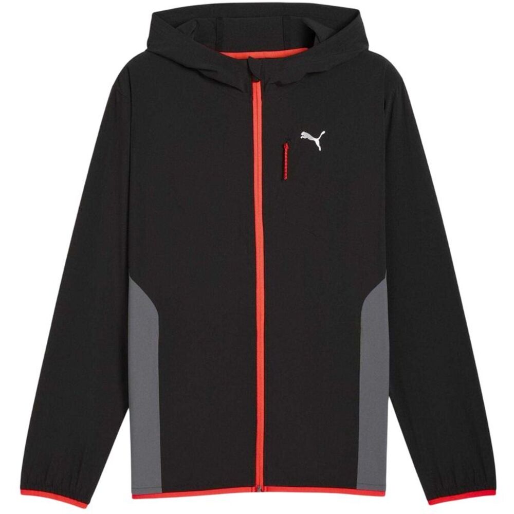 Puma Mens Flex Woven Sport Tracksuit / Black/Gray